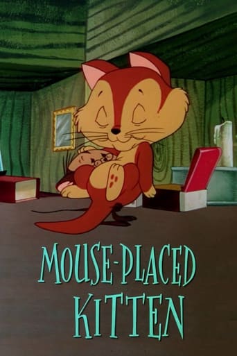 Poster of Mouse-Placed Kitten