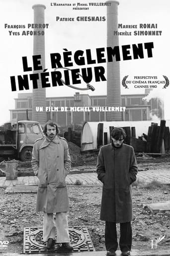 Poster of Le règlement intérieur