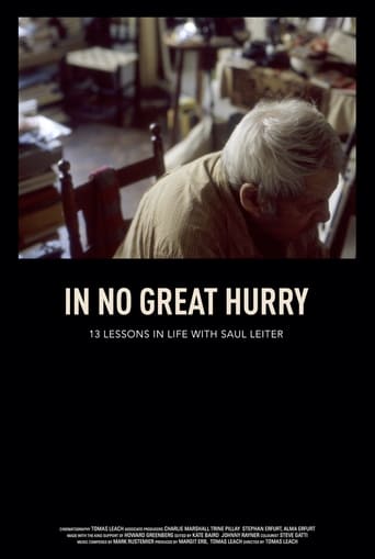 Poster of In No Great Hurry: 13 Lessons in Life with Saul Leiter