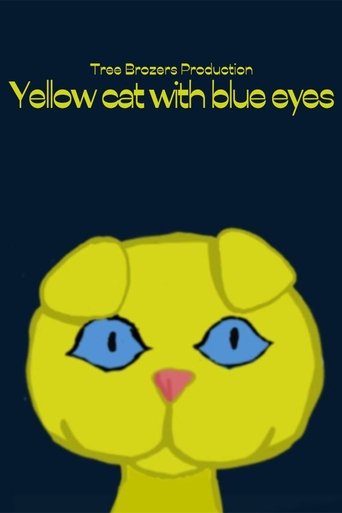 Poster of Yellow cat with blue eyes