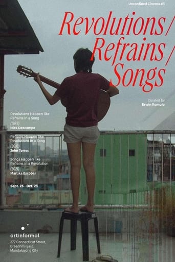 Poster of Songs Happen Like Refrains in a Revolution