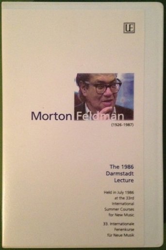 Poster of Morton Feldman - The 1986 Darmstadt Lecture