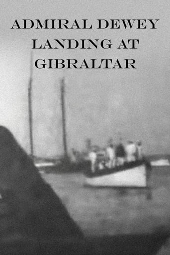 Poster of Admiral Dewey Landing at Gibraltar