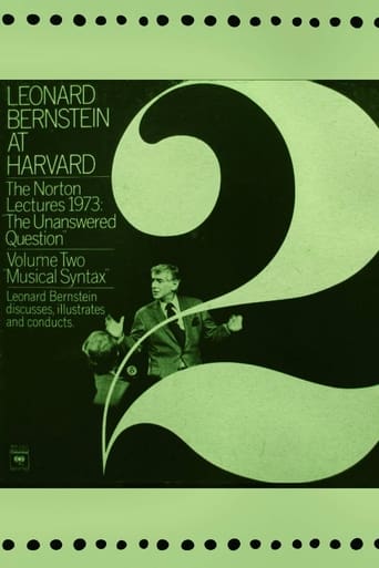 Poster of The Unanswered Question II : Musical Syntax