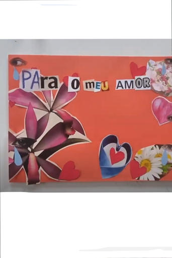 Poster of Sentada à Mesa, O Sentimento de Amor, em uma Colagem.