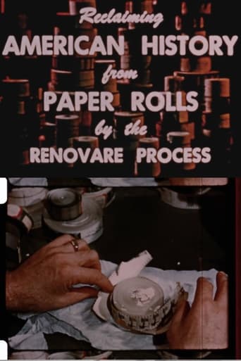 Poster of Reclaiming American History from Paper Rolls by the Renovare Process