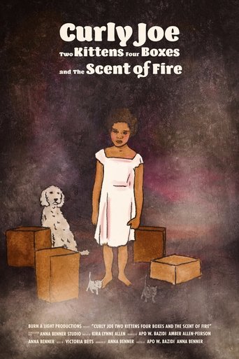 Poster of Curly Joe, Two Kittens, Four Boxes, and the Scent of Fire