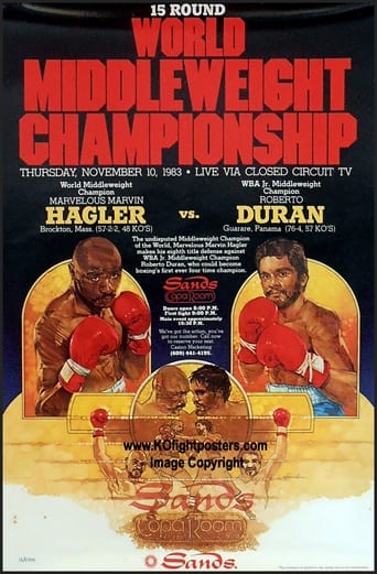 Poster of Marvin Hagler vs Roberto Duran