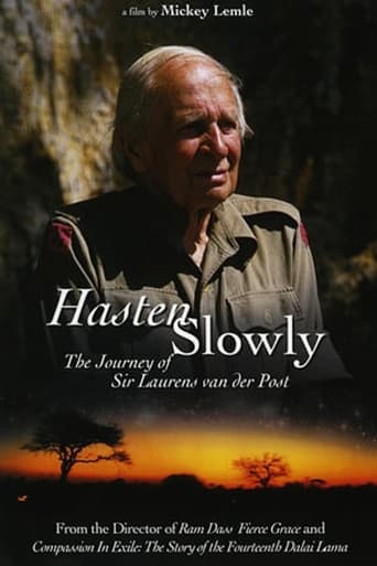 Poster of Hasten Slowly: The Journey of Sir Laurens van der Post