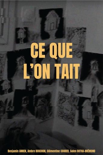Poster of CE QUE L'ON TAIT