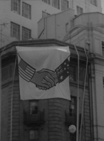 Poster of President Johnson's Visit