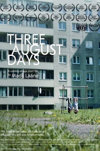 Poster of Three August Days