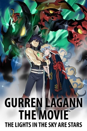 Poster of Gurren Lagann the Movie: The Lights in the Sky Are Stars