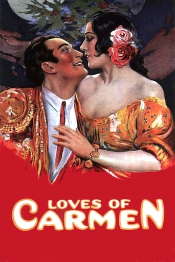 Poster of The Loves of Carmen