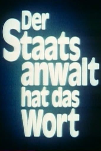 Poster of Der Staatsanwalt hat das Wort