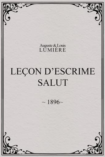 Poster of Leçon d’escrime : salut