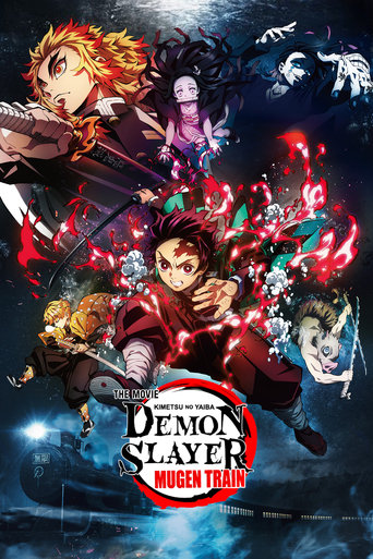 Poster of Demon Slayer -Kimetsu no Yaiba- The Movie: Mugen Train