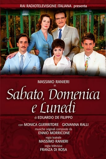 Poster of Sabato, domenica e lunedì