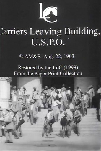 Poster of Carriers Leaving Building, U.S.P.O.