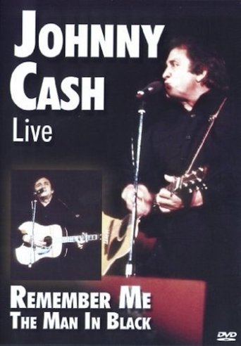 Poster of Johnny Cash Live Remember Me The Man In Black