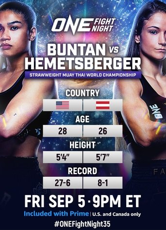 Poster of ONE Fight Night 35: Buntan vs. Hemetsberger