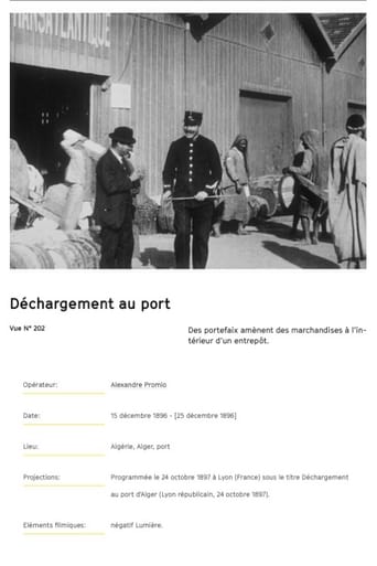 Poster of Alger : déchargement au port