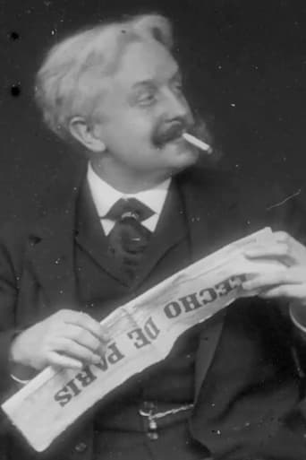 Poster of Paul Nadar lisant l'Écho de Paris à la terrasse d'un café