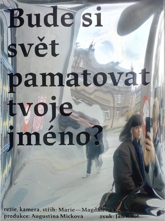 Poster of Bude si svět pamatovat tvoje jméno?