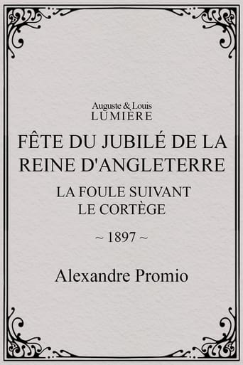 Poster of Fête du jubilé de la reine d'Angleterre : la foule suivant le cortège