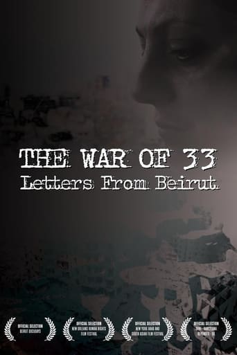 Poster of The War of 33: Letters from Beirut