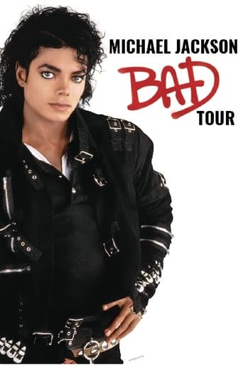 Poster of Michael Jackson Bad Tour - Brisbane - 1987