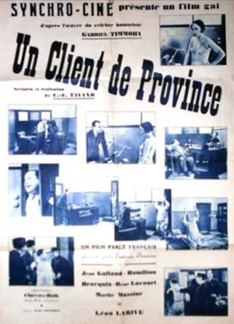 Poster of Un client de province