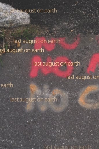 Poster of last august on earth