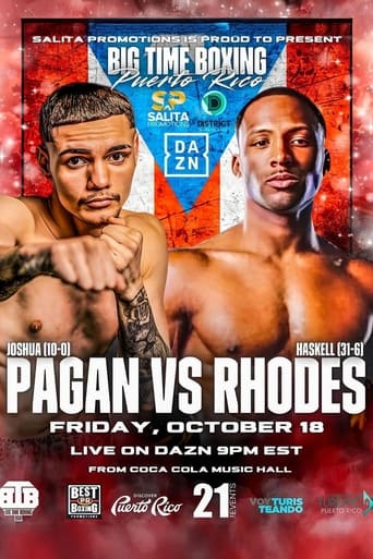 Poster of Joshua Pagan vs. Haskell Rhodes