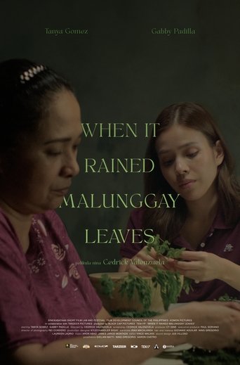 Poster of When It Rained Malunggay Leaves
