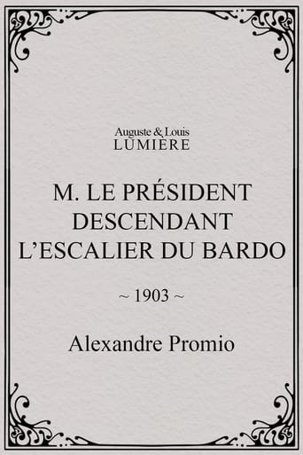 Poster of M. le président descendant l’escalier du Bardo