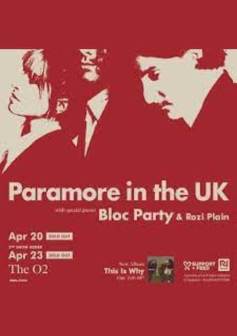 Poster of Paramore 2023 - Live In London At The O2 Arena