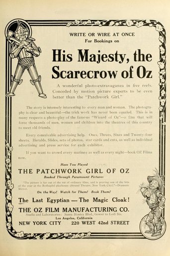 Poster of His Majesty, the Scarecrow of Oz