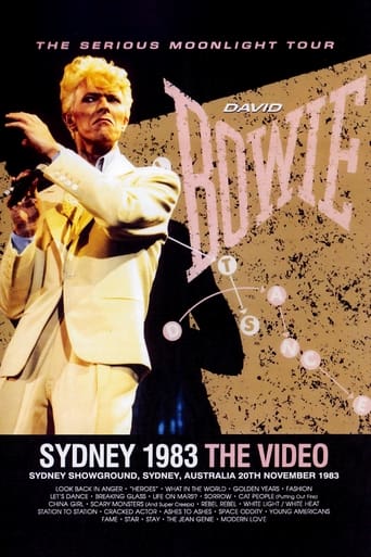 Poster of David Bowie: Serious Moonlight Sydney