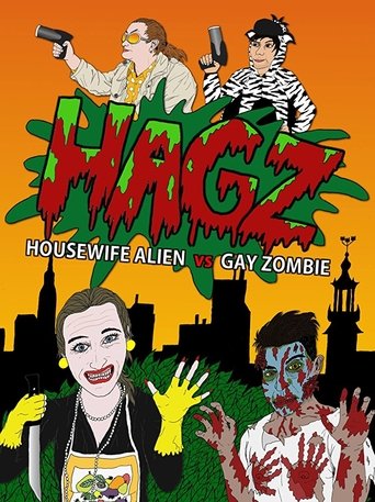 Poster of Housewife Alien vs. Gay Zombie