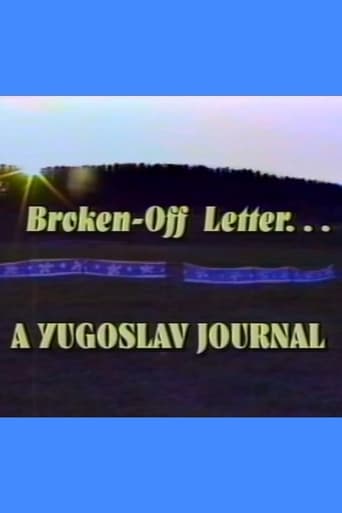 Poster of Broken Off Letter: A Yugoslav Journal