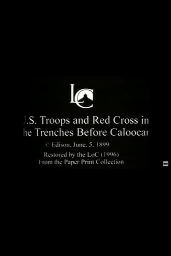 Poster of U.S. Troops and Red Cross in the Trenches Before Caloocan