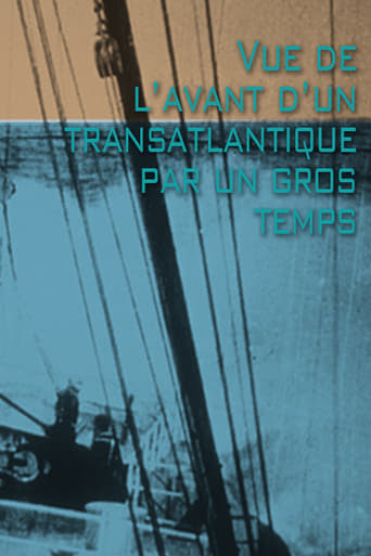 Poster of Vue de l'avant d'un transatlantique par un gros temps