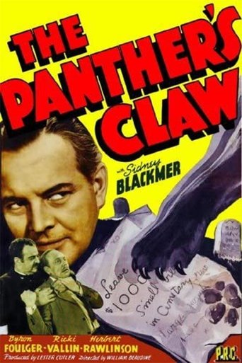 The Panther's Claw Poster of The Panther's Claw