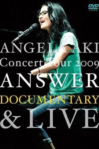 Poster of ANGELA AKI Concert Tour 2009 ANSWER LIVE