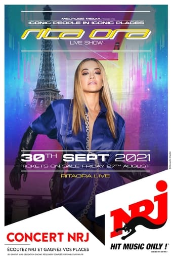 Poster of Rita Ora at the Eiffel Tower