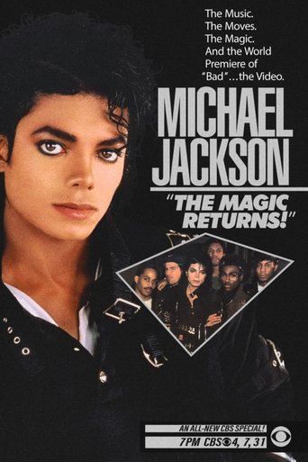 Poster of CBS Special, Michael Jackson: The Magic Returns