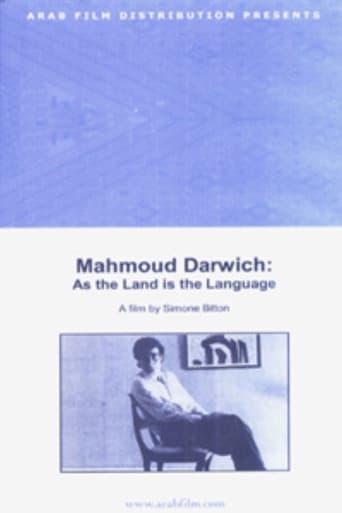 Poster of Mahmoud Darwish: As the Land Is the Language