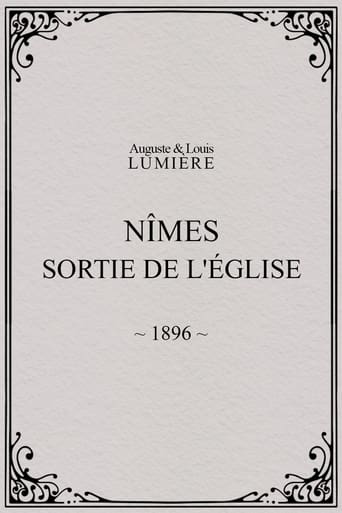 Poster of Nîmes, sortie de l'église