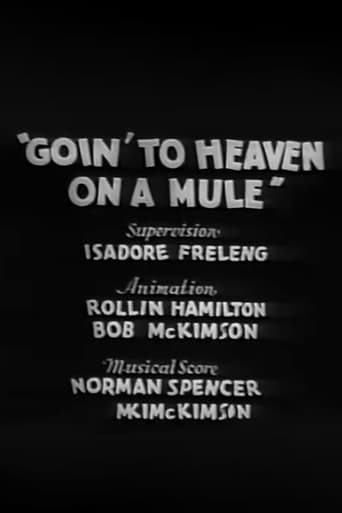 Poster of Goin' to Heaven on a Mule